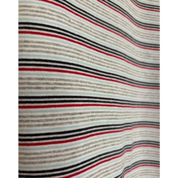 Women's Tommy Hilfiger Short Sleeve V-Neck Top Red White Blue, Size XXL, EUC - Picture 2 of 3